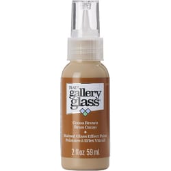 Gallery Glass Cocoa Brown Craft Paint Exterior and Interior 2 oz