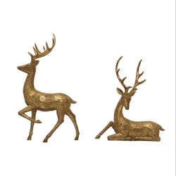 Creative Co-Op Gold Deer Table Decor