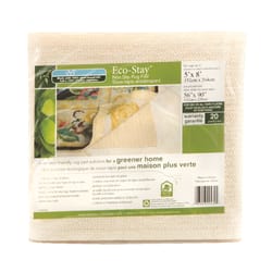 Con-Tact Eco Stay 5 ft. W X 8 ft. L Reversible Polyester Indoor Rug Pad