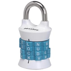 Master Lock 1535DWD 1-1/2 in. W Metal 4-Dial Combination Padlock