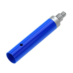 Bon 10.75 in. Aluminum Button to Male Threaded Handle Adapter Blue 1 pc