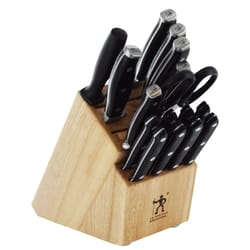 Zwilling J.A Henckels Forged Premio Stainless Steel Block Knife Set 17 pc