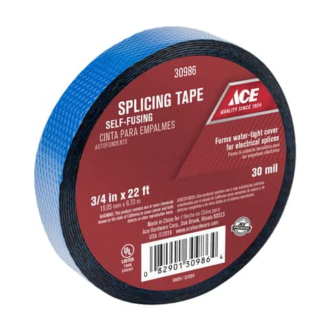 Ace 3/4 in. W X 22 ft. L Blue Rubber Splicing Tape - Ace Hardware