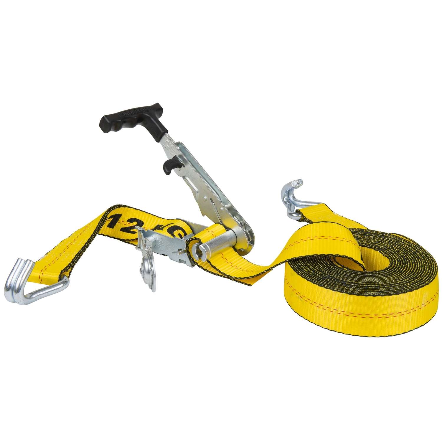 Keeper Ratchet Armour Series 2 in. W X 27 ft. L Yellow Tie Down w