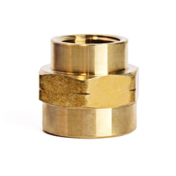 ATC 3/4 in. FPT X 1/2 in. D FPT Yellow Brass Reducing Coupling