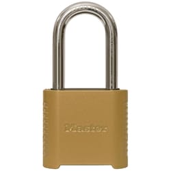 Master Lock 875DLH 1.13 in. H X 2 in. W X 6.5 in. L Steel 4-Digit Combination Padlock