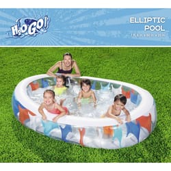 H2OGO!™ Inflatable Round Fish Kids' Swim Pool Float/Tube, 32-in