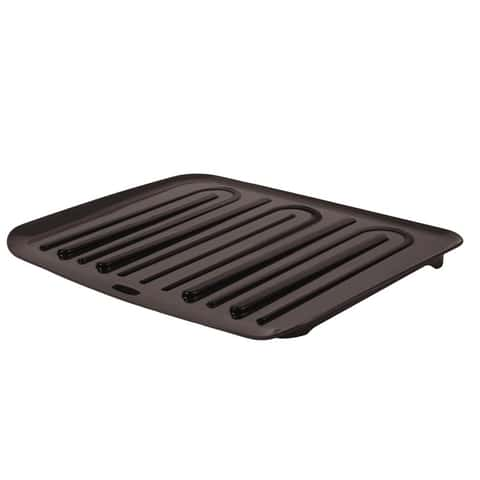 Rubbermaid 18 in. L X 14.8 in. W X 1.3 in. H White Plastic Dish Drainer -  Ace Hardware