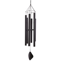 Music of the Spheres, Inc Nashville alto Black Aluminum 50 in. Wind Chime