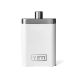 YETI 7 oz White Stainless Steel Single Wall Flask