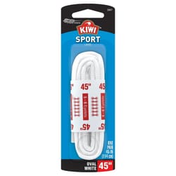 Kiwi Sport 45 in. White Athletic Shoe Laces