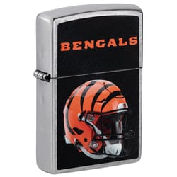 Zippo NFL  Silver Cincinnati Bengals Lighter 2 oz 1 pk