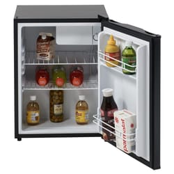 Avanti 2.4 cu ft Black Steel Compact Refrigerator 200 W