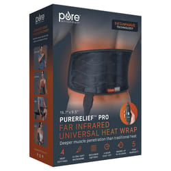 Pure Enrichment PureRelief Heating Pad 4 settings Gray 10 in. W X 20 in. L