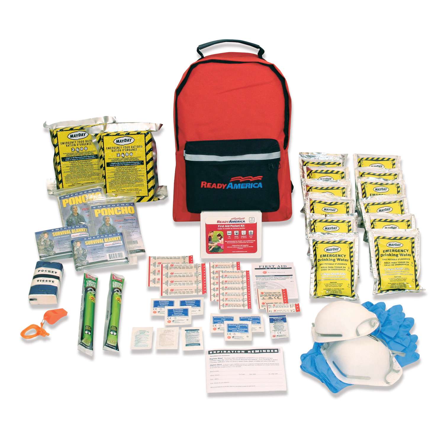 Ready America 12.5 x 9 x 5 in. Multicolored Emergency Kit - Ace Hardware