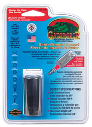 Gator Grip 3/8 in. X 3/8 in. drive Metric and SAE 6 Point Socket 1 pc