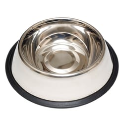 Hilo Silver Plain Stainless Steel 32 oz Pet Dish For Dog