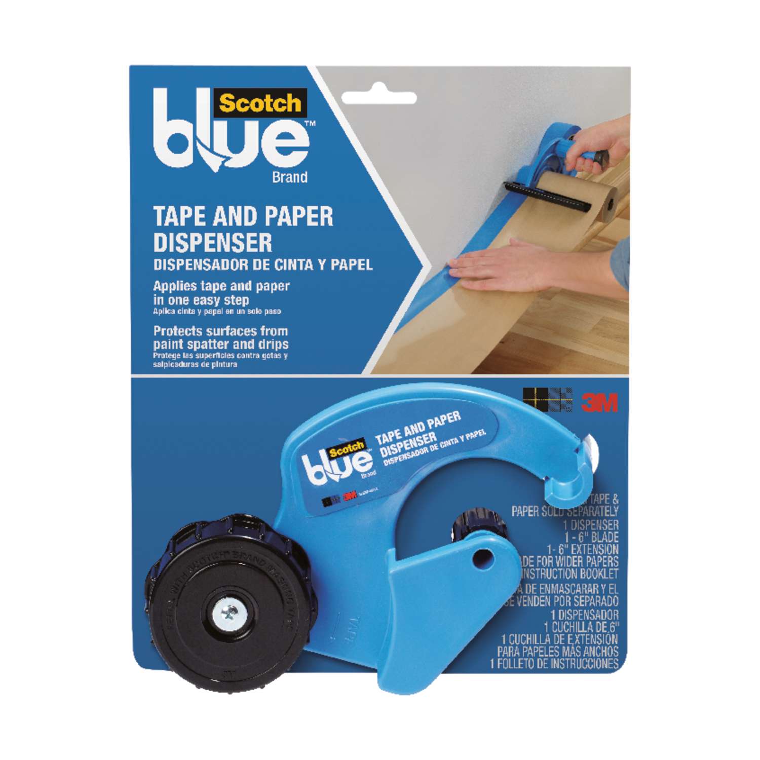 Shurtape EM 101 Masking Tape Dispenser Blue 1 Slot for sale online 