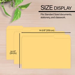 Bazic Products Manilla File Folder 100 pk