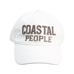 Pavilion We People Coastal People Baseball Cap White One Size Fits Most