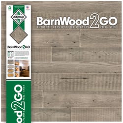 OldeWood Limited BarnWood2GO 5/16 in. H X 5-1/2 in. W X 48 in. L Weathered Gray Wood Wall Plank
