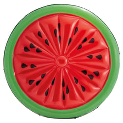 Intex Multicolored Vinyl Inflatable Juicy Watermelon Island Pool Float