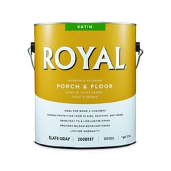 Royal  Satin  Slate Gray  Porch & Floor Paint  1 gal. 