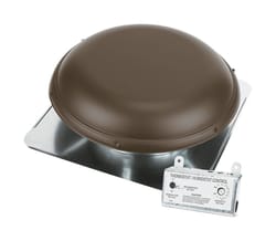 Air Vent 26 in. H X 26 in. W X 9 in. L X 14.5 in. D Brown Steel Power Roof Ventilator