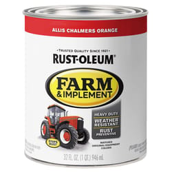 Rust-Oleum Indoor/Outdoor Gloss Allis Chalmers Orange Oil-Based Oil Modified Alkyd Farm & Implement