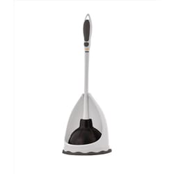 Superio Brand Toilet Plunger and Caddy 20 in. L X 7 in. D