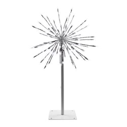 Celebrations LED Pure White Silver Radiant Blast 16 in. Pathway Decor