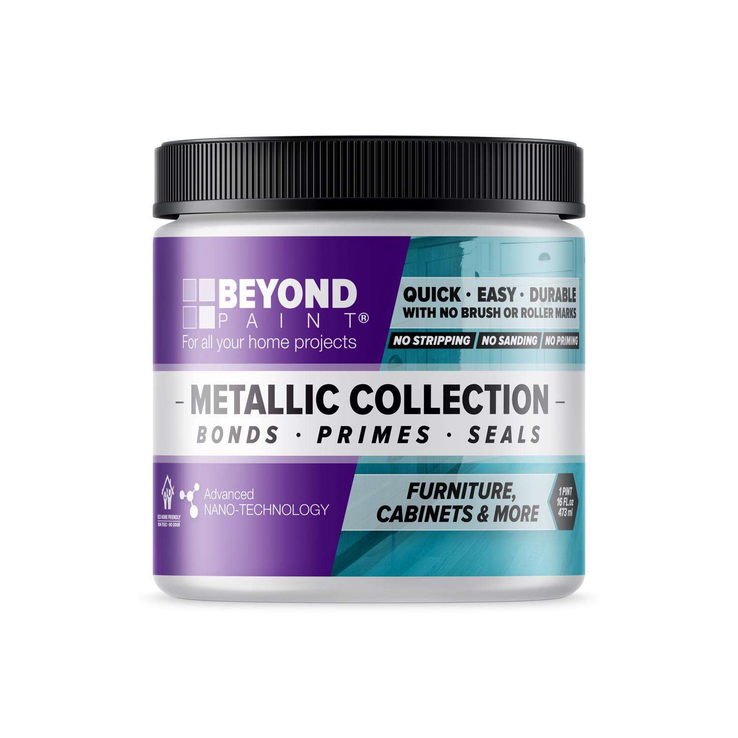 Beyond Paint Metallic Bronze WaterBased Paint Exterior and Interior 1