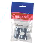 Campbell Zinc-Plated Nickel Rope Clamps
