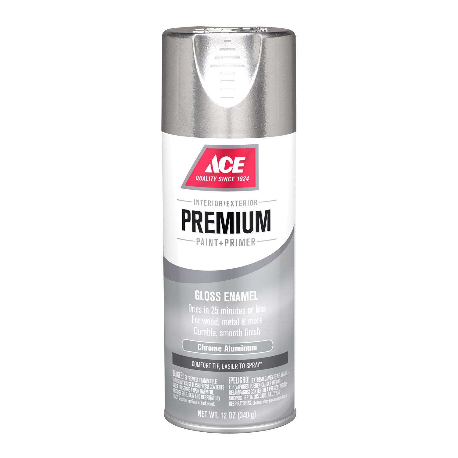 Ace Premium Gloss Bright Teal Paint + Primer Enamel Spray 12 oz