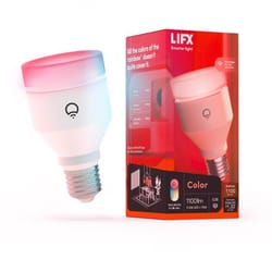 LIFX Smart Home A19 E26 (Medium) Smart-Enabled LED Bulb Color Changing 75 Watt Equivalence 1 pk