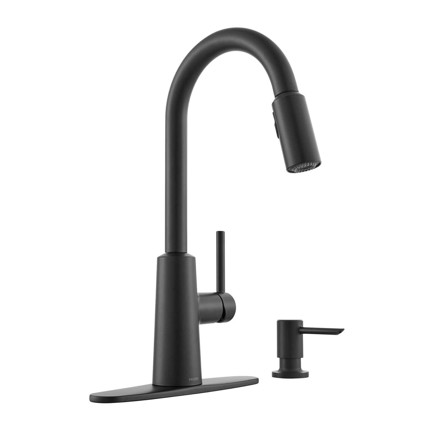 Moen Nori One Handle Matte Black Pulldown Kitchen Faucet Ace Hardware