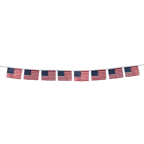 In The Breeze USA Flag String Banner Flag 7 in. H X 82 in. W - Ace Hardware