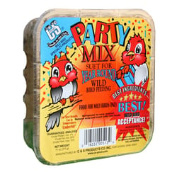 C&S Products Party Mix Assorted Species Beef Suet Wild Bird Food 11 oz