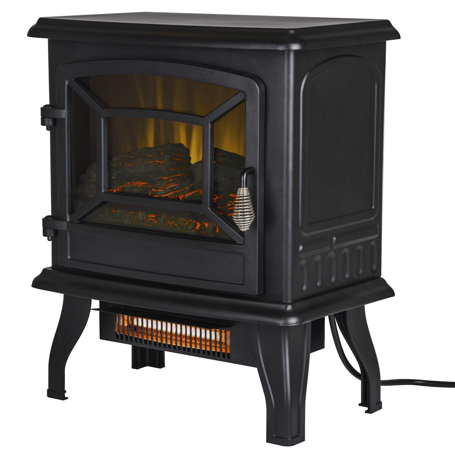 Pleasant Hearth 1000 sq ft Black Traditional Electric Electric Stove Sansujyuku sansujyuku.com