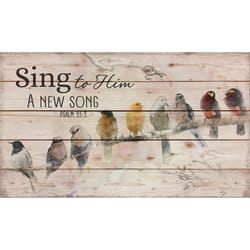 P Graham Dunn 14 in. H X 24 in. L Multicolored Wood Wall Art