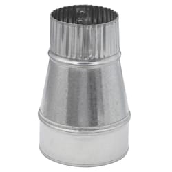 Imperial 4 in. D X 3 in. D Galvanized Steel Furnace Pipe Reducer