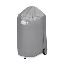 Weber Gray Grill Cover For 18in Charcoal Grills excluding Jumbo Joe