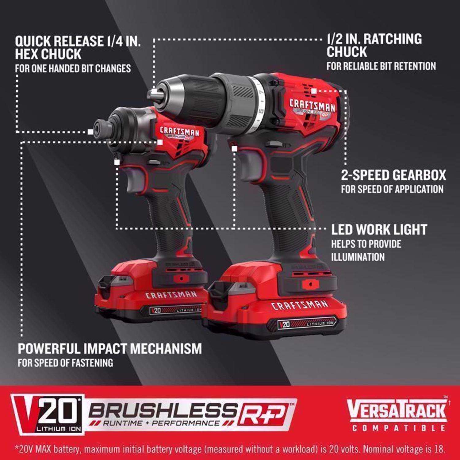 Craftsman drill online brushless