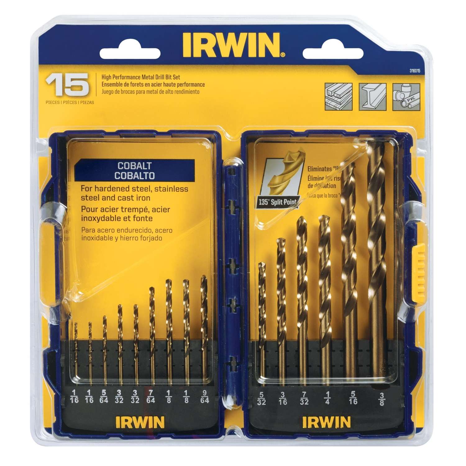 Irwin drill shop set