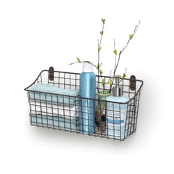 Spectrum Vintage Livingo 5.5 in. L X 15.3 in. W X 7.5 in. H Bronze Cabinet Basket