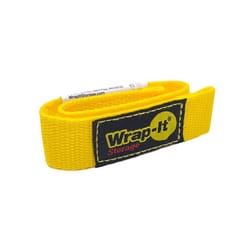Wrap-It Storage Quick Straps 12 in. L Yellow Polypropylene Cable Wrap