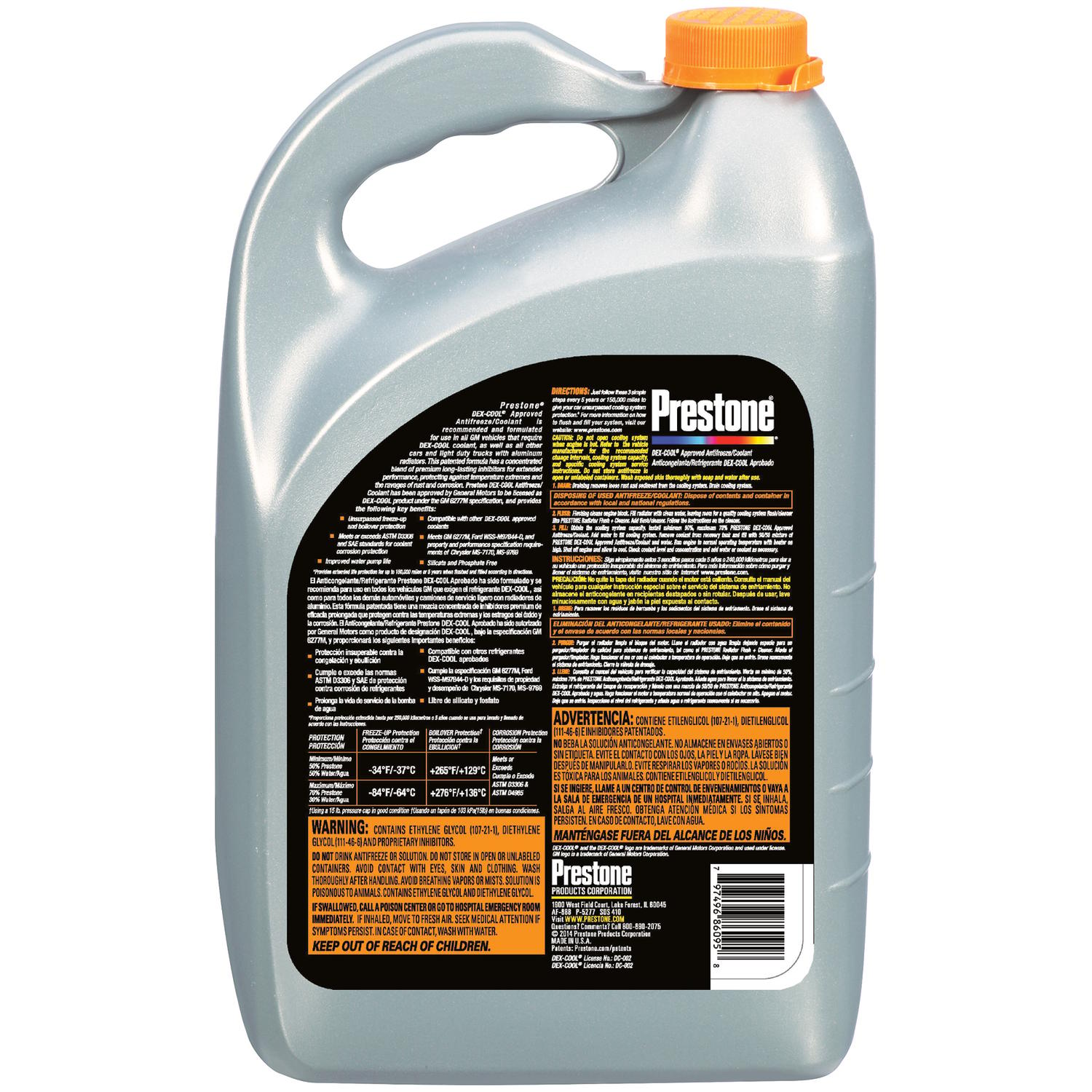 Prestone Dex-Cool Concentrated Antifreeze/Coolant 1 Gal. - Ace Hardware