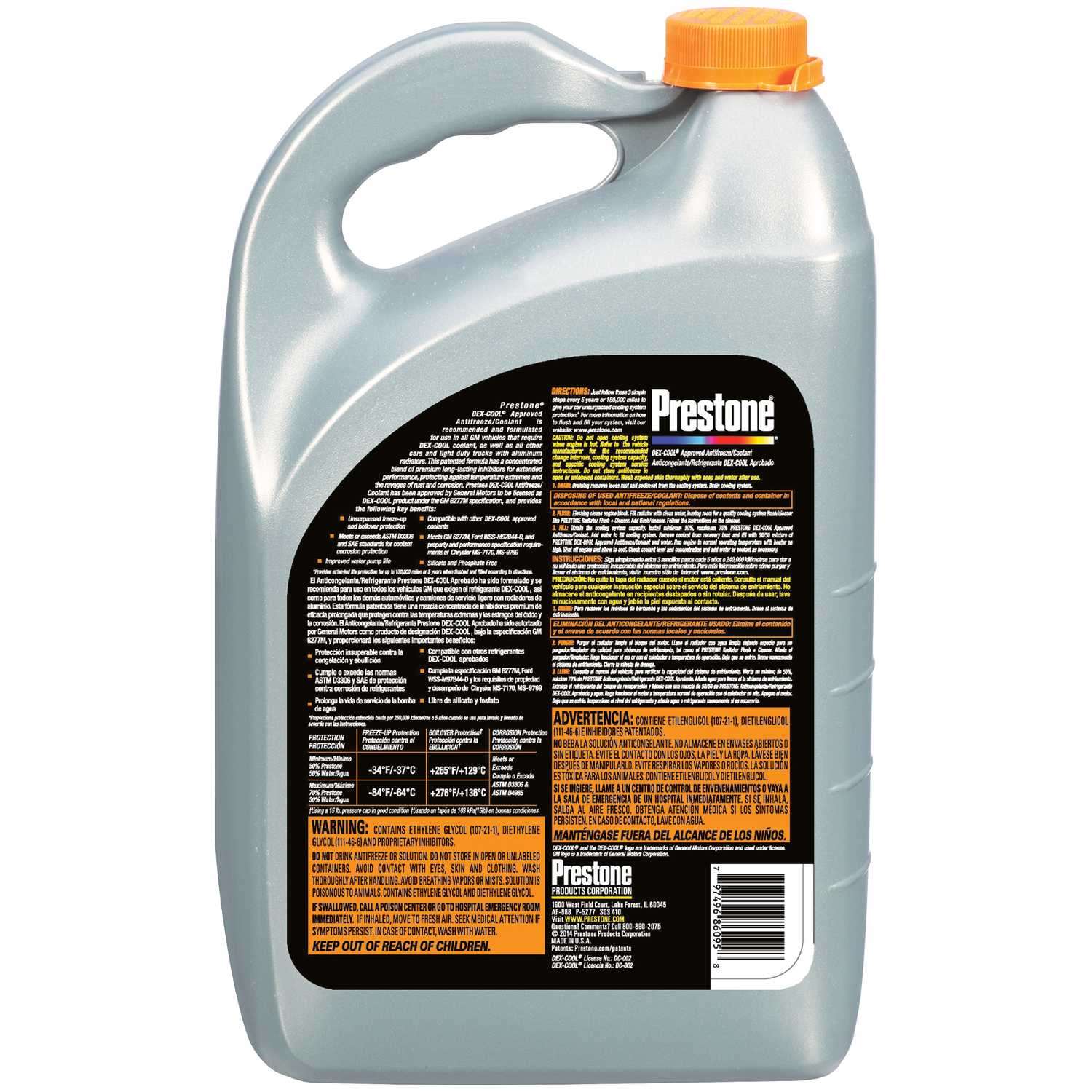 Prestone DexCool Concentrated Antifreeze/Coolant 1 gal. Ace Hardware