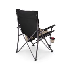 Picnic Time Oniva Beige/Black Big Bear Folding Chair