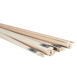 Midwest Products 1/8 in. X 3/8 in. W X 2 ft. L Balsawood Strip #2/BTR Grade